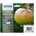 Kit 4 Cartucce Originali Epson C13T12954012 T1295 BK C M Y 11,2ml Bk 7ml C M Y