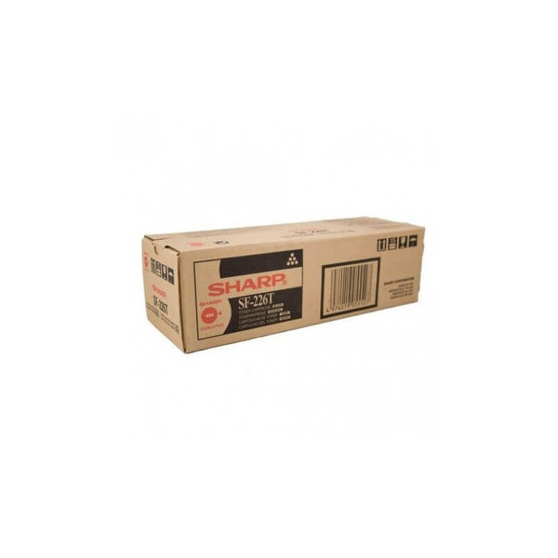 Toner Originale Sharp SF-226T SF226T SF-226T1 SF226T1 Bk Nero 6000 Pagine