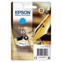 Cartuccia Originale Epson C13T16224012 T1622 16 C Ciano 3ML 165 Pagine