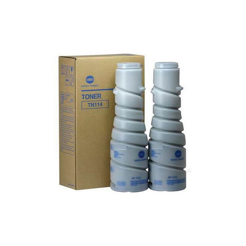 Confezione 2 Toner Originali Konica Minolta TN114 106B 8937-784 8937784 22000 Pagine 2 x 413gr