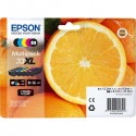 Kit 5 Cartucce Originali Epson C13T33574011 T3357 33XL BK Photo C M Y 12,2ml Bk 8,1 Pbk 8,9ml C M Y