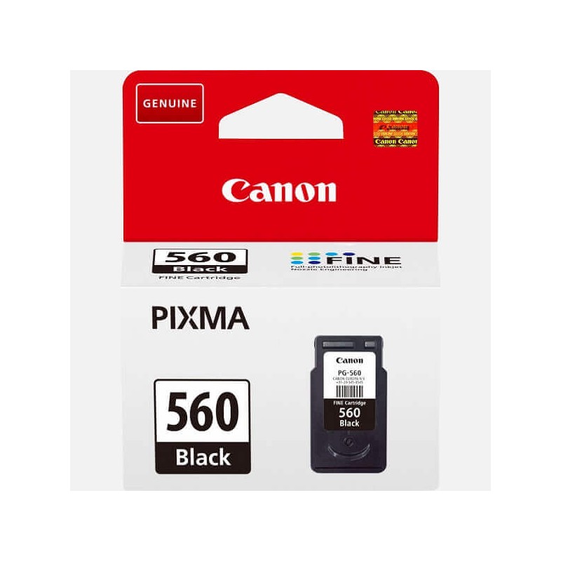Cartuccia Originale Canon 3713C001 PG560 7,5ml 180 pagine Bk Nero