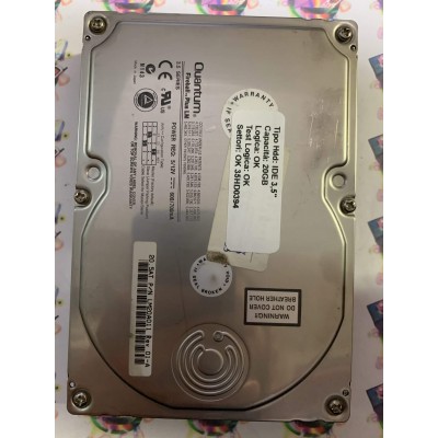 Hard Disk Usato Funzionante 100% Ok IDE 3,5" 20GB QUANTUM FIREBALL PLUS LM20A011 01-A