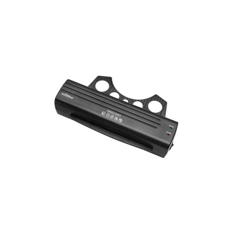 Plastificatrice Professionale A4 Color Plastica Documenti Sottovuoto Foto NikOffice 38NIK037