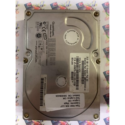 Hard Disk Usato Funzionante 100% Ok IDE 3,5" 20GB QUANTUM QMP20000AS-A JP-035NTD-12541-130-222M
