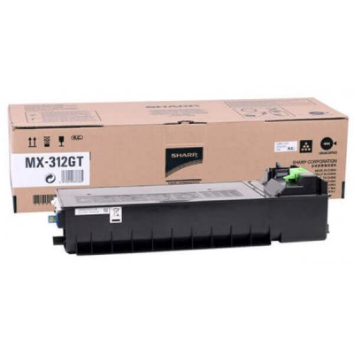 Toner Originale Sharp MX-312GT MX312GT Bk Nero 25000 Pagine