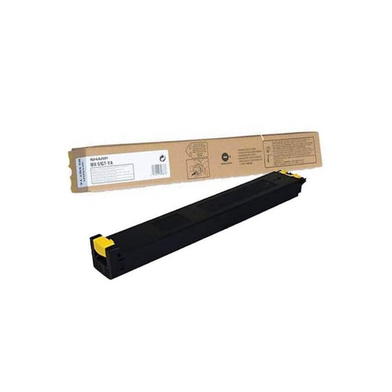 Toner Originale Sharp MX51GTYA Y Yellow 18000 Pagine