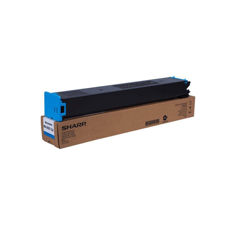 Toner Originale Sharp MX61GTCA C Ciano 24000 Pagine