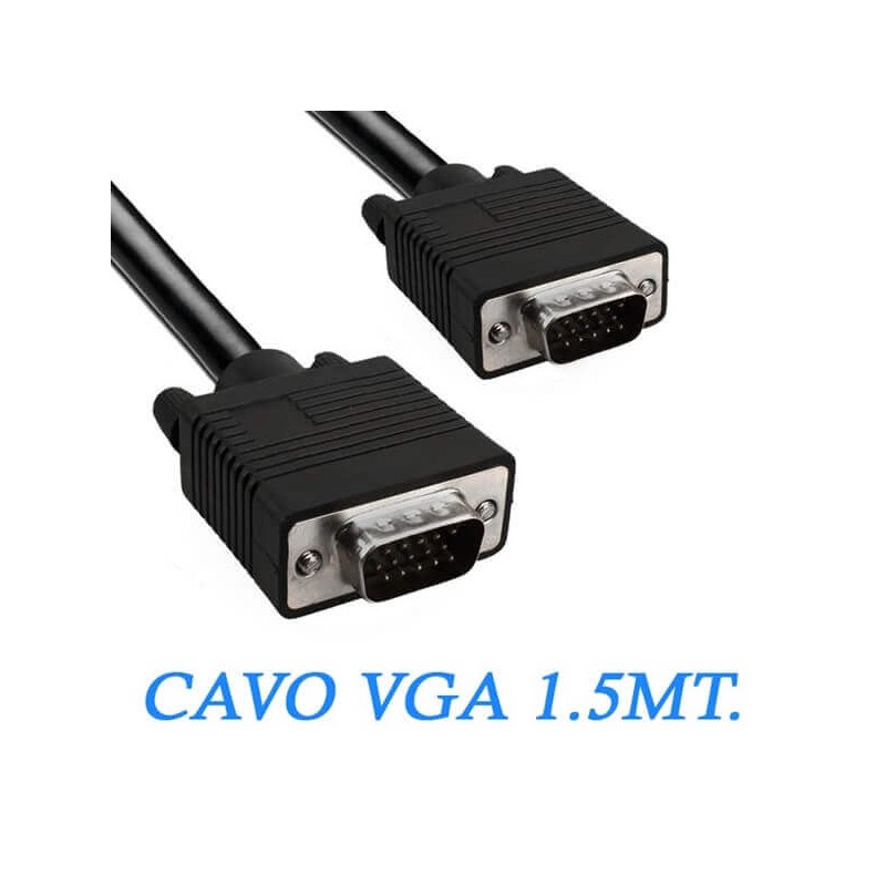 Cavo VGA Maschio Maschio 1,5mt Trustech TR-6515