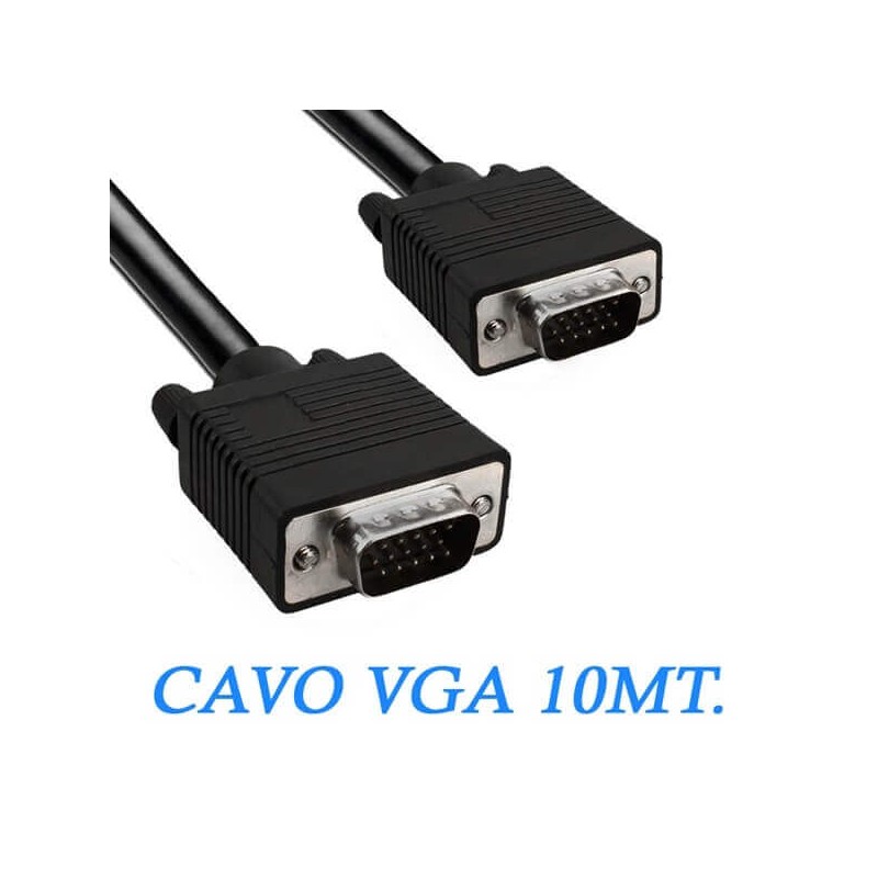 Cavo VGA Maschio Maschio 10mt Trustech TR-6521