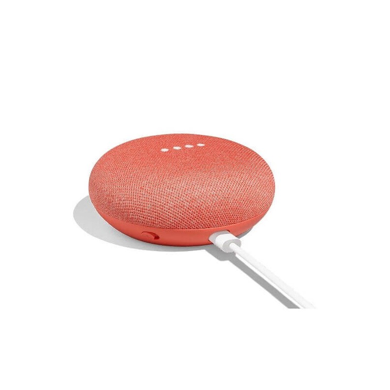 Google Home Mini Assistente Vocale Italiano Originale Colore Corallo Nuovo GA00217-IT