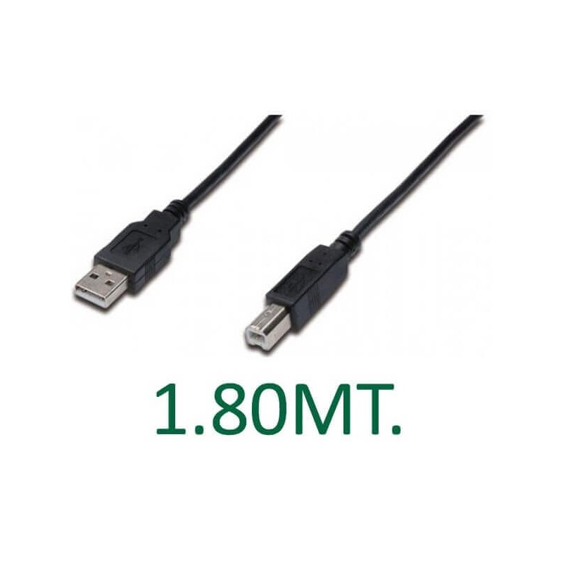 Cavo USB A - B Usb 2.0 Trustech TR-1481 1,8mt 480Mbps