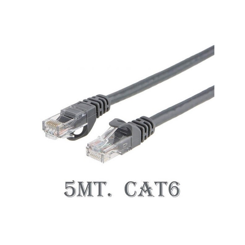 Cavo di Rete Grey Cat. 6 5mt. TR-1498