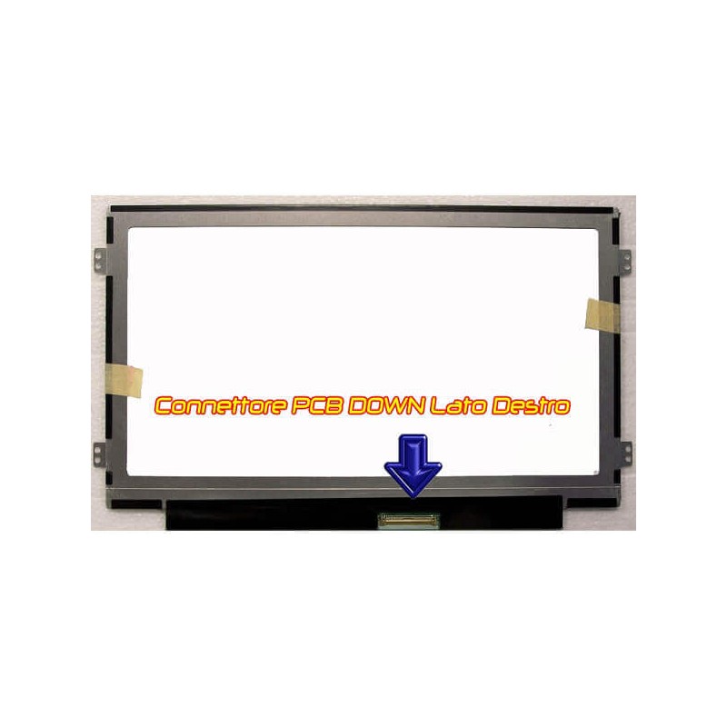 Schermo Display Led 10,1" Nuovo B101AW06 Compatibile LK.1010D.004 B101AW02 LP101WSB HSD101PHW3
