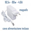 Alimentatore Compatibile 80W 18,5V 4,6A Magsafe Apple Cavo Alimentazione Incluso
