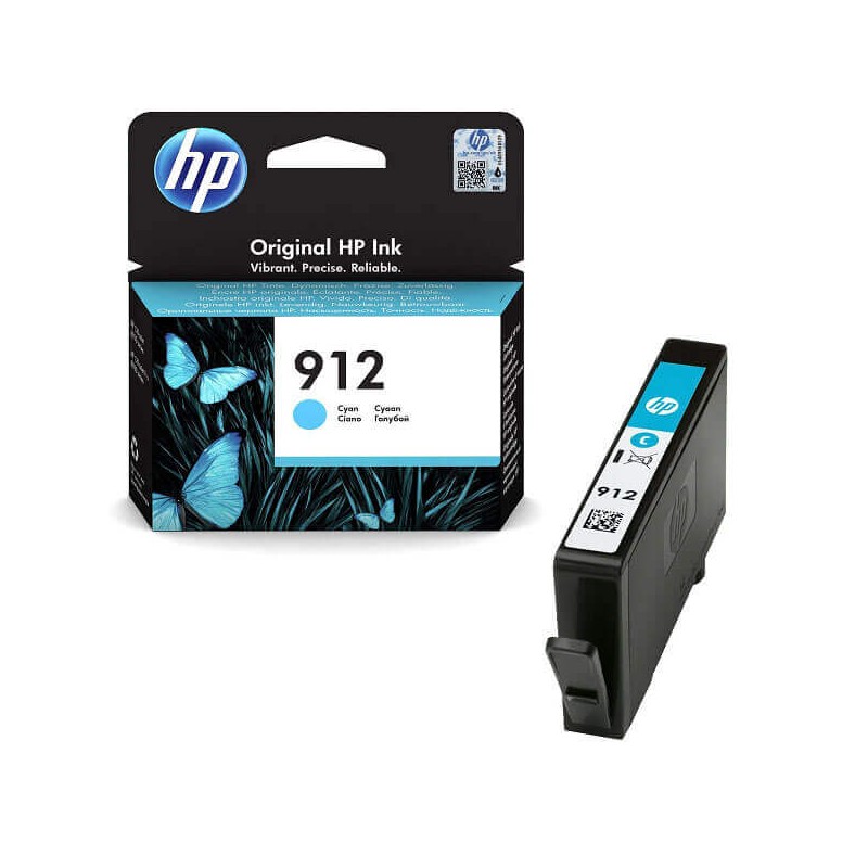 Cartuccia Originale HP 3YL77AE 912 C Ciano 3ml 315 Pagine