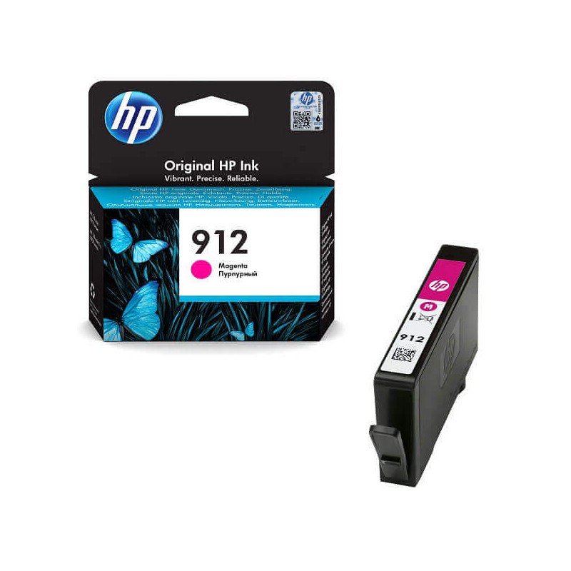 Cartuccia Originale HP 3YL78AE 912 M Magenta 3ml 315 Pagine