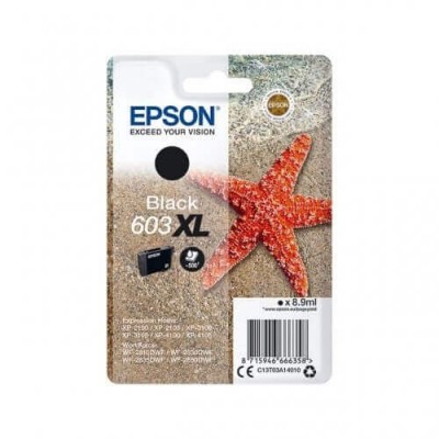 Cartuccia Originale Epson C13T03A14010 603XL Bk Nero 8,9ml 500 Pagine
