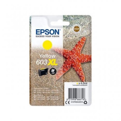Cartuccia Originale Epson C13T03A44010 603XL Y Yellow 4ml 350 Pagine
