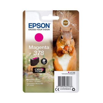 Cartuccia Originale Epson C13T37834010 378 M Magenta 4,1ml 360 Pagine