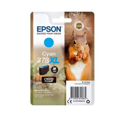 Cartuccia Originale Epson C13T37924010 378XL C Ciano 9,3ml 830 Pagine