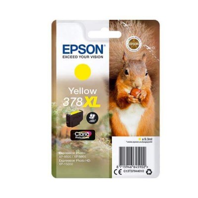 Cartuccia Originale Epson C13T37944010 378XL Y Yellow 9,3ml 830 Pagine