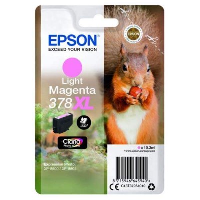 Cartuccia Originale Epson C13T37964010 378XL LM Light Magenta 10,3ml 830 Pagine