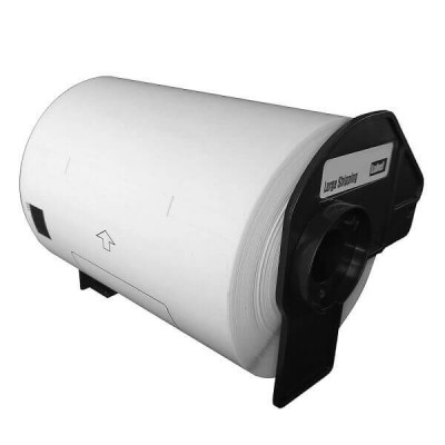 180 Etichette Adesive in Carta Compatibili Brother DK-11247 mm 64X102 Con Supporto In Plastica