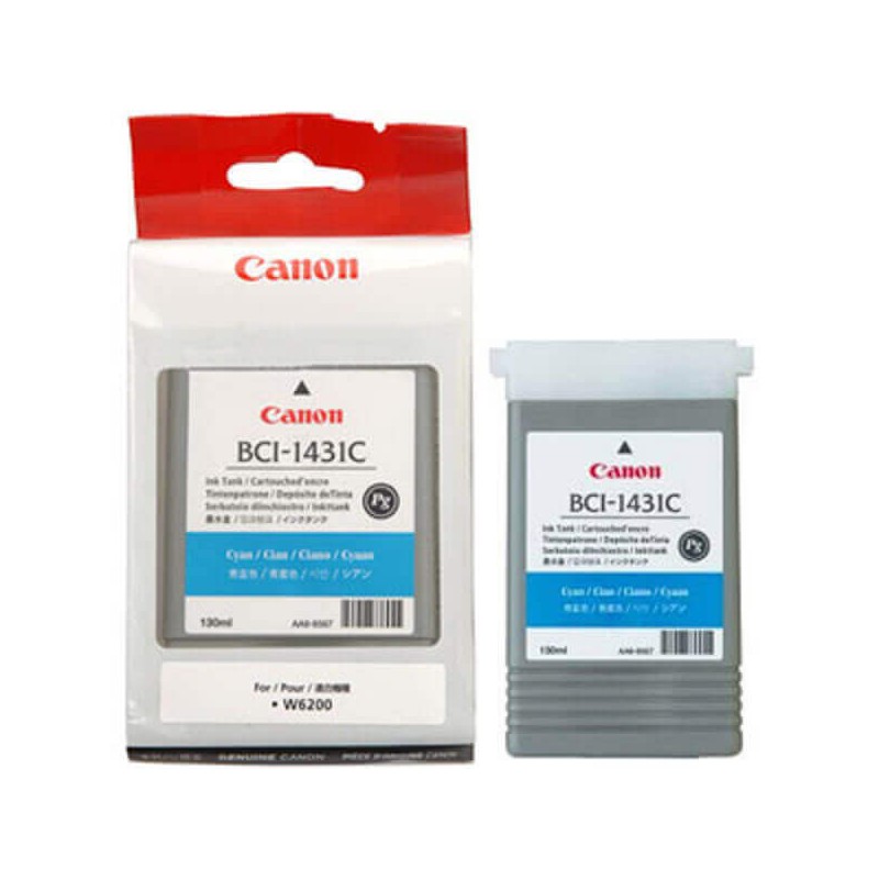 Cartuccia Originale Canon 8970A001 BCI-1431C 130ml 2200 Pagine C Ciano