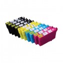 Kit 10 Cartucce Compatibili Epson T1281 T1282 T1283 T1284 - 4 Bk - 2 C - 2 M - 2 Y
