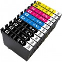 Kit 10 Cartucce Compatibili Epson T1811 T1812 T1813 T1814 - 4 Bk - 2 C - 2 M - 2 Y