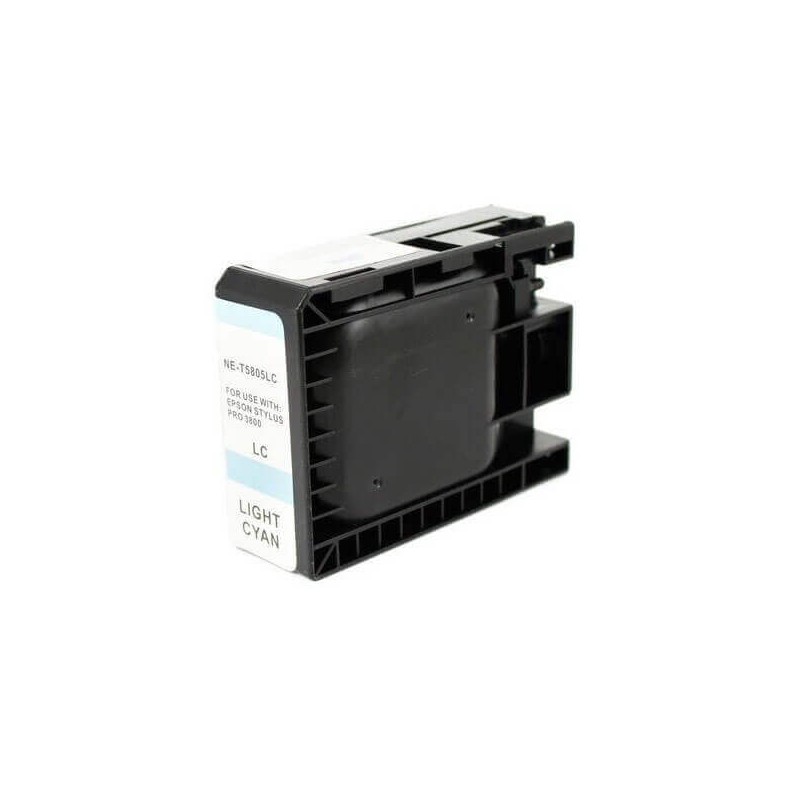 Cartuccia Compatibile Epson C13T580500 T5805 LC Light Ciano 80ml Non Originale