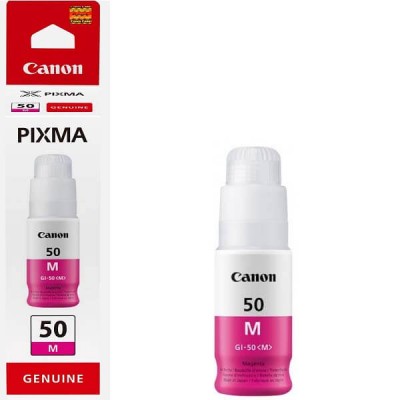 Inchiostro Originale Canon GI-50M 3404C001 70ml M Magenta 7700 Pagine