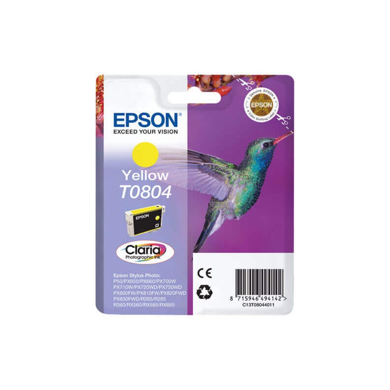 Cartuccia Originale Epson C13T08044011 T0804 M Magenta 7,4ml 620 Pagine