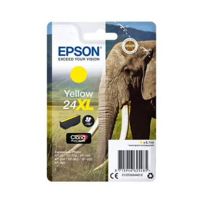 Cartuccia Originale Epson C13T24234012 T2434 24XL Y Yellow 8,7ML 500 Pagine