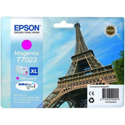 Cartuccia Originale Epson C13T70234010 T7023 M Magenta 21,3ml 2000 Pagine