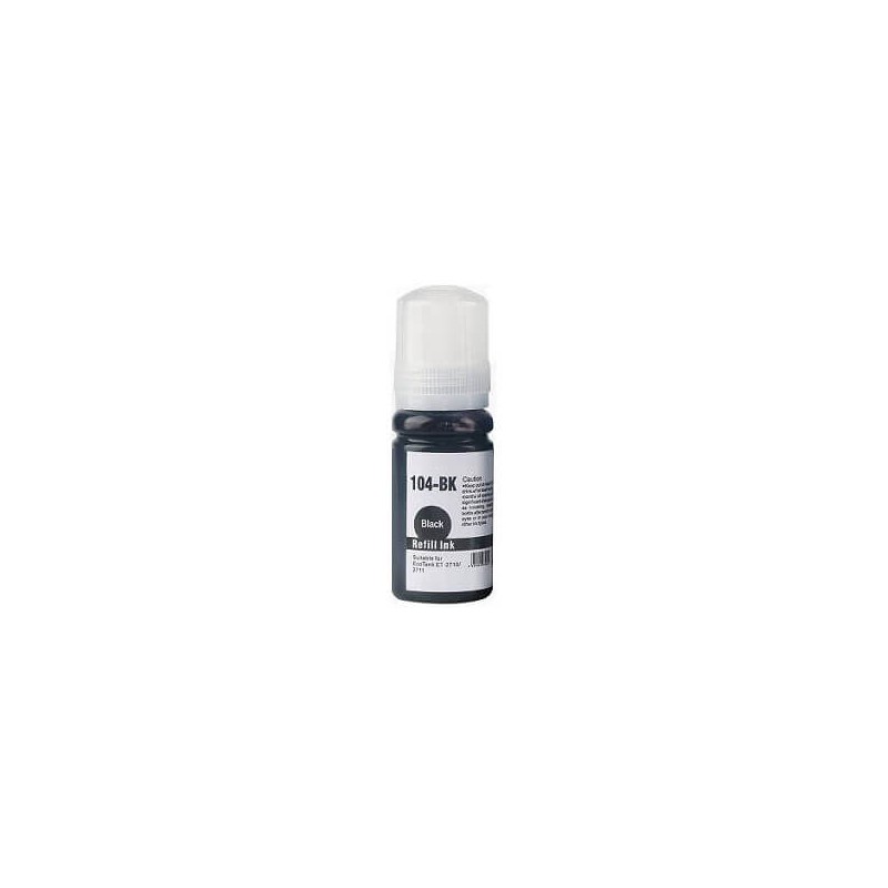 Inchiostro Compatibile Epson C13T00P140, 104 70ml Bk Nero Non Originale