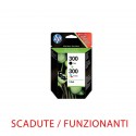 Multipack 2 Cartucce Originali HP 300 CN637EE Bk Colore Scadute con Garanzia