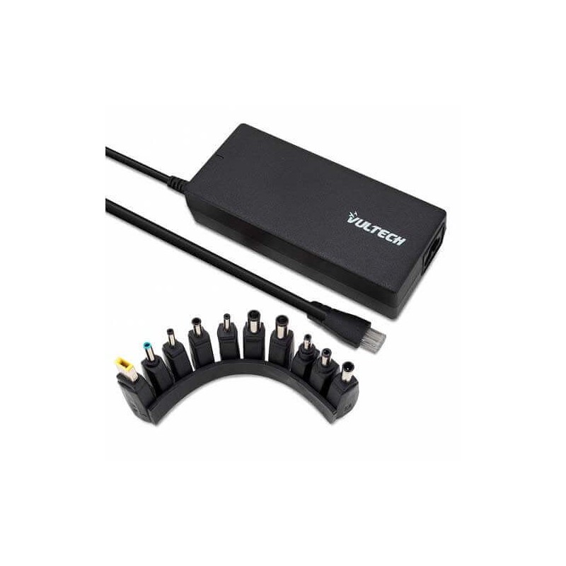Alimentatore Universale Per Notebook - Autosettante 120W - V2.4 Vultech con 10 Connettori