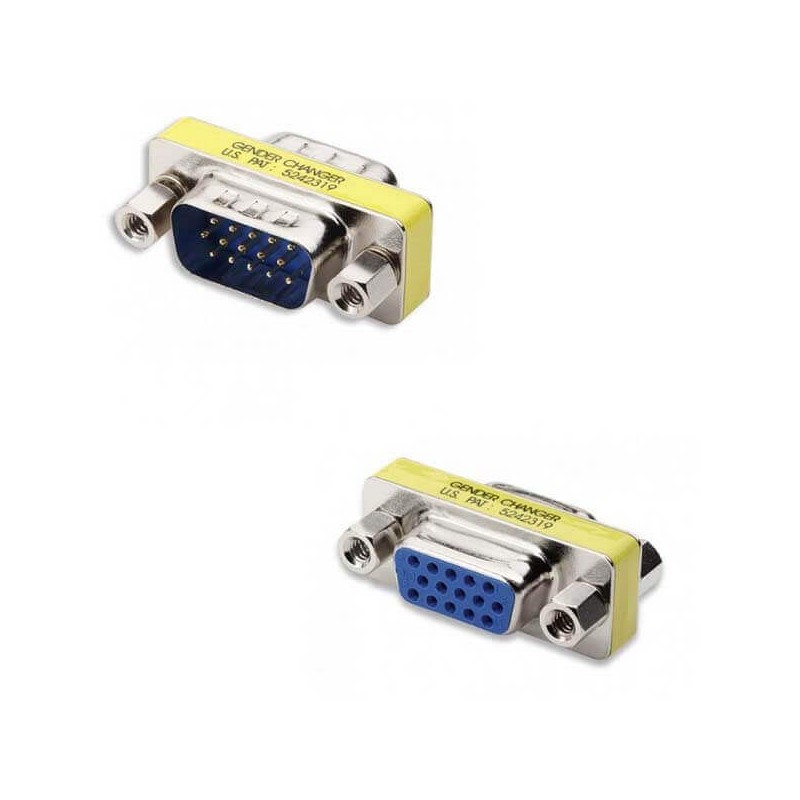 Adattatore Mini Vga 15 pin Maschio Femmina