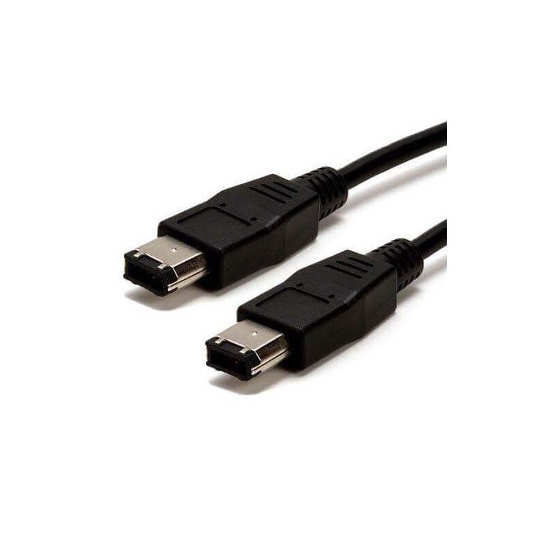 Cavo da 1,8m FIREWIRE 6pin 6pin maschio 400 IEEE 1394 dv Jvc pc Canon Nikon