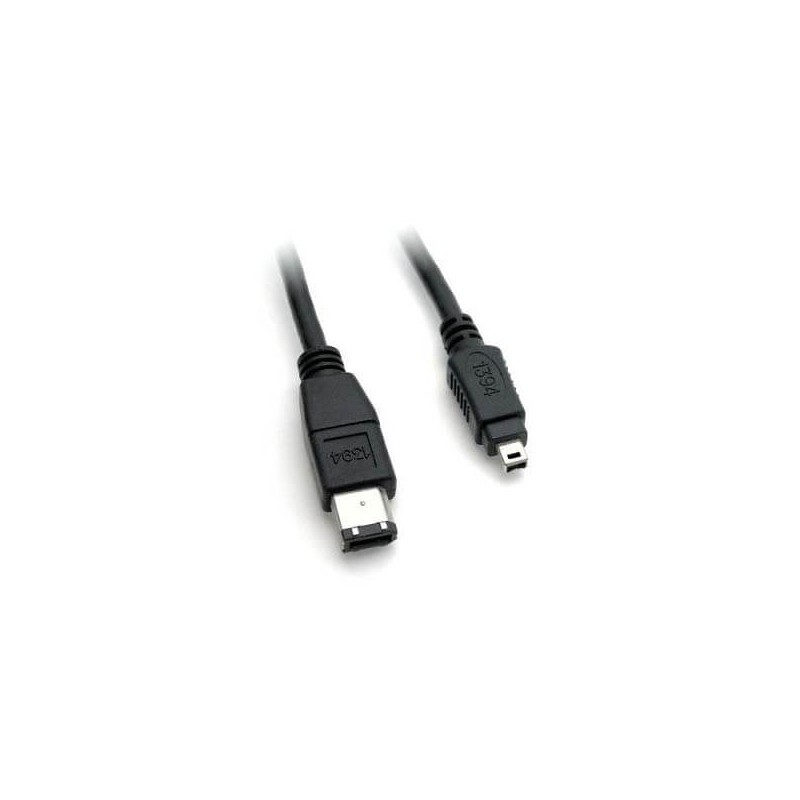 Cavo da 5m FIREWIRE 6pin 4pin maschio 400 IEEE 1394 dv Jvc pc Canon Nikon