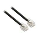 Cavo Telefonico Rj11 2mt 2 fili 2 Metri Colore nero Nuovo