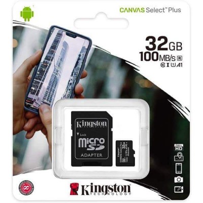 MicroSd Kingston 32Gb Classe 10 SDCS2/32GB