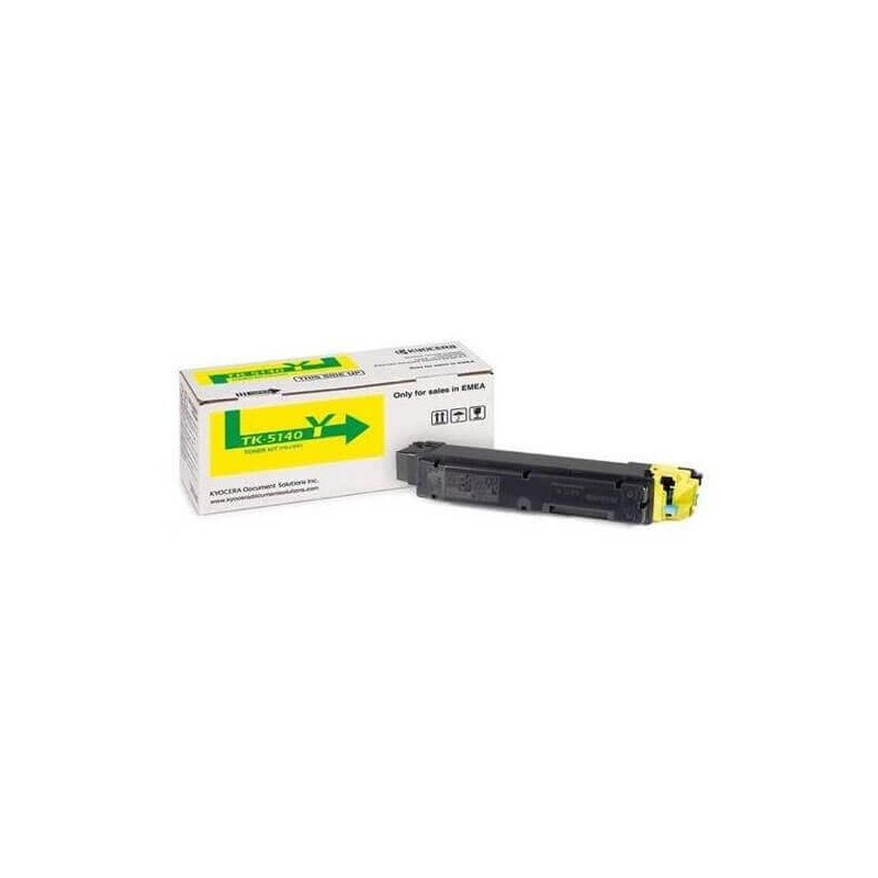 Toner Originale Kyocera 1T02NRANL0 TK5140Y Y Yellow 5000 Pagine