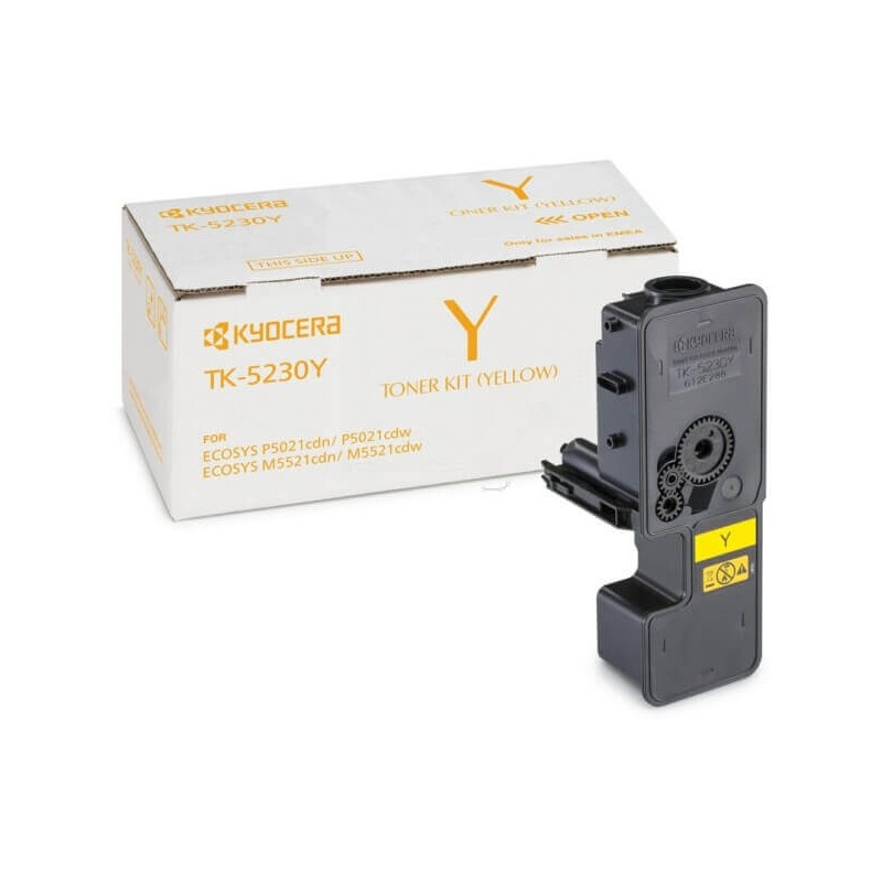 Toner Originale Kyocera 1T02R9ANL0 TK5230Y Y Yellow 2200 Pagine