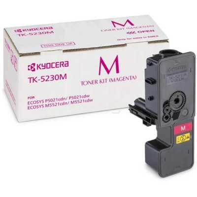 Toner Originale Kyocera 1T02R9BNL0 TK5230M M Magenta 2200 Pagine