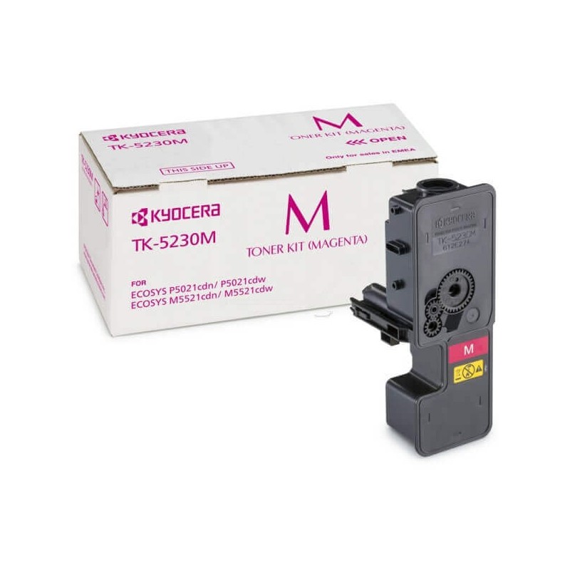 Toner Originale Kyocera 1T02R9BNL0 TK5230M M Magenta 2200 Pagine