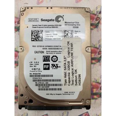 Hard Disk Usato Semifunzionante SATA 2,5" 320GB SEAGATE ST320LT014 9YK142-030 001DEM7 12346 WU