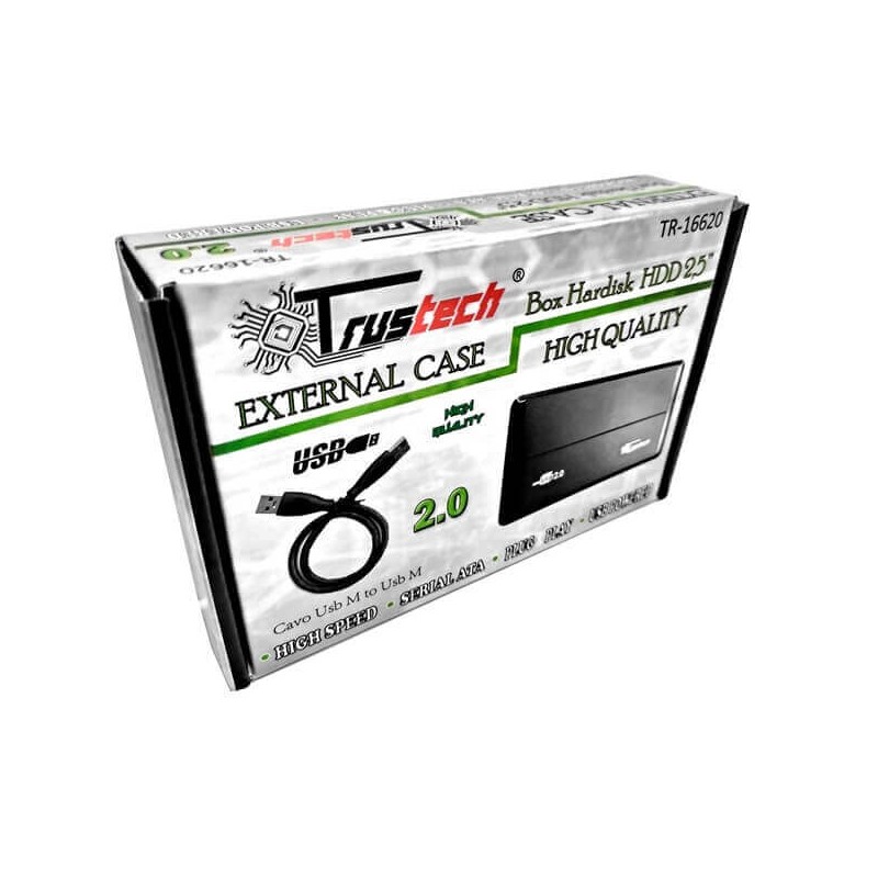 Box Esterno per Hard Disk da 2,5" Sata 2.0 TR-16620 Trustech